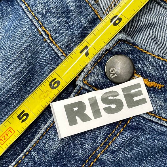 Bench Cropped Jeans Women Size 27 Medium Blue Denim Low Rise - Picture 9 of 9